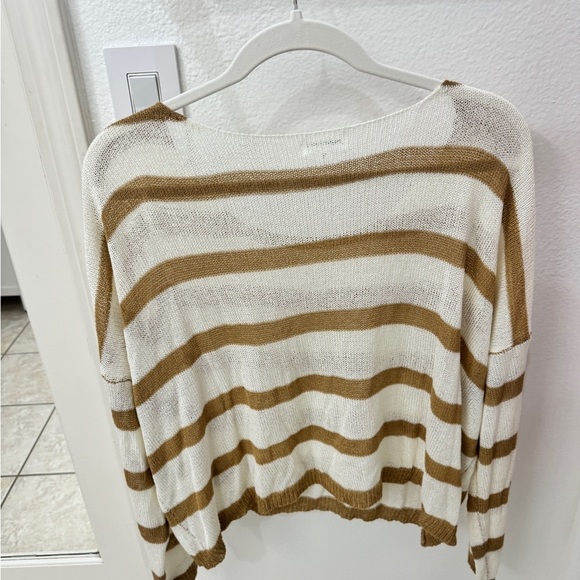 NEW Superdown Striped Sweater BROWN - Picture 7 of 9